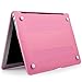 MacBook Air 13-inch Case, iXCC ® Smooth Finish Soft-Touch Plastic Hard Shell Case [2 in 1] with Keyboard Cover [ Models: A1466 / A1369 ] - Pink