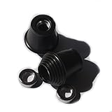 Eunking Threaded Rubber Feet or Tips for Bass Drum Spurs Fits Most Spurs 2 Pack