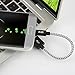 iKits Short Micro USB Cable, USB 2.0 A to Micro 24 AWG Triple Shielded High Speed Cable Durable Nylon Braided Sync and Charge Cord Compatible with TV Stick, S7,HTC,LG,HTC,Chromecast,Power Bank 0.5ft