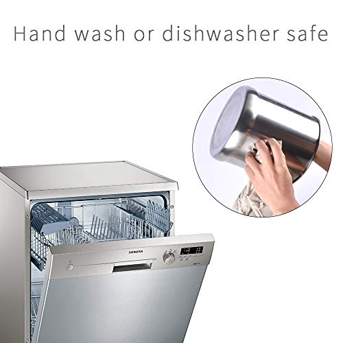 SZUAH Stainless Steel Utensil Holder, Large Capacity Kitchen Utensil Holder, Great for Large Cooking Tools, 7"X7"X7". - Thumbnail 6