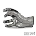 Guitar Grip Studios 2 Pack Left and Right Hand Metal Mayhem Metallic Silver Guitar Hangers