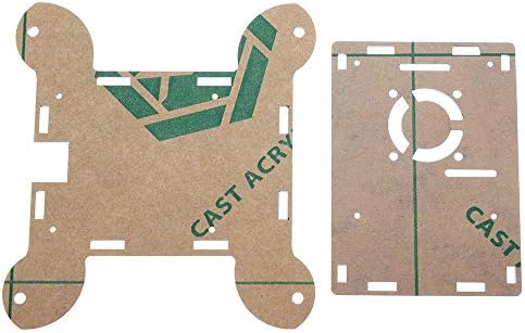 コンデンサ 黒のアクリルウォールは ラズベリーパイ4モデルb 10pcsのための冷却