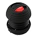 XBOOM Mini Portable Capsule Speaker with Rechargeable Battery and Enhanced Bass+ Resonator (Mini - Black) -1 pack