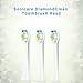 Sonicare replacement toothbrush heads, HX6062/64, White 4 count