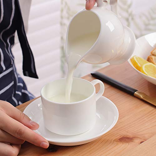 ZYLBDNB Zuckerdose milchkännchen Set Porzellan Gravy Sauciere Gravy Sauciere Saucer Ständer Traditionelle Porzellan… – Bild 7