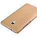 Fettion Huawei Ascend Mate 2 Case, Ultra Slim Lightweight PC Hard Case Cover for Huawei Ascend Mate 2 4G Smartphone (Gold)