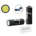 OLIGHT I1R EOS 130 Lumen Philips LUXEON TX LED Tiny Rechargeable Led Keychain Light Two Modes Twist Switch Mini Compact Flashlight with Built-in Rechargeable Battery and SKYBEN Battery Case