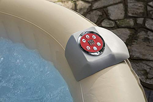 EASE.ZONE 7150017 Spa aufblasbar beheizt, 800 Liters, Schwarz, 180 x 180 x 65 cm – Bild 4