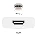 LENTION USB C to 4K HDMI Digital AV Adapter Compatible 2018 2019 MacBook Air & iPad Pro, MacBook Pro 13/15 (Thunderbolt 3), Chromebook, Surface Book 2/Go, Samsung S8/S9/Plus, More (Rose Gold)