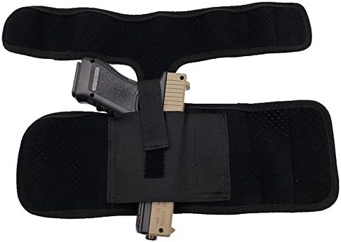 Rachsa Tactical Pistol Leg Holster, Hand Gun Drop Ankle Thigh Holster Harness L/R Foot Magazine Pouch