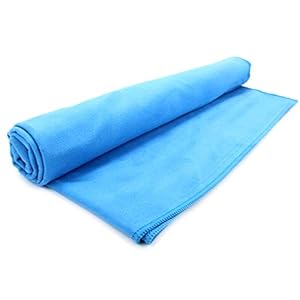 Quick Drying Microfiber Towel | Pukkr Blue Medium (80x130cm)