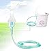 Compressor Cool Mist Inhaler Kit Oxygen Mask for Adult & Child with Air Tubing Breathing Mouthpiece