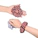 Wooyaya 12pcs Polka Dot and stripe Hair ties Elastics Scrunchies Hair Bands Ties Accessories for Women Girls