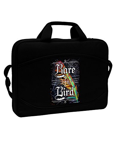 TooLoud Rare Bird - Colorful Feather 15" Dark Laptop / Tablet Case Bag