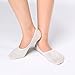 Ueither Women's Non Slip No Show Low Cut Liner Cotton Socks 5 Packs(Shoe:6.5-8.5),C1 (5 Packs)