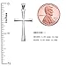 Sterling Silver Dainty Cross Pendant (1.25 inches)
