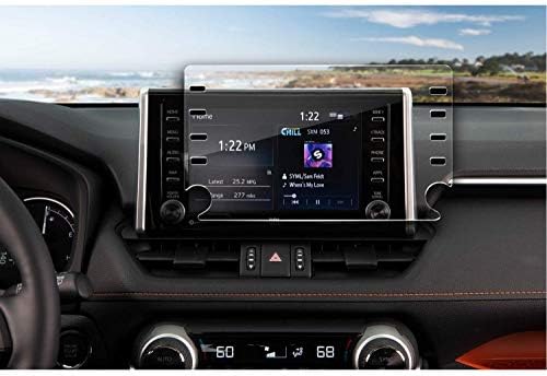 Satis プレミアム スクリーンプロテクター 19 トヨタ Rav4 8インチスクリーン対応 グレア 傷防止 指紋