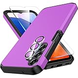 3 in 1 for Galaxy A15 5G Case with Tempered Glass
