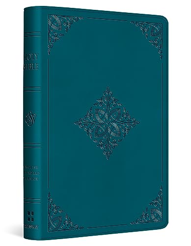ESV Compact Bible (TruTone, Deep Teal, Fleur-de-lis Design): Holy Bible, English Standard Version