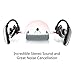 AMINY Wireless Earbuds with 4.2 Bluetooth HD Voice Technology Wireless Stereo Headset with Handsfree Noise Reduction for iPhone and Android