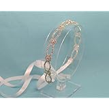 Round Infinite Love Silver Tone Wedding Headband
