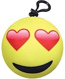 iscream X-Pressive! Emoji Marshmallow Scented Heart Eyes Mini Microbead Pillow Backpack Charm
