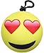 iscream X-Pressive! Emoji Marshmallow Scented Heart Eyes Mini Microbead Pillow Backpack Charm