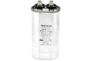 OEM REPLM FOR RHEEM 43-25134-06 -Rheem OEM Oval Replacement Run Capacitor 15 UF/MFD 370 Volt