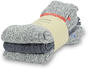 Chunky Wool Socks, 3 Pack, Norwegian "Ragg" Socks, European Wool, 47-50 EU shoe size