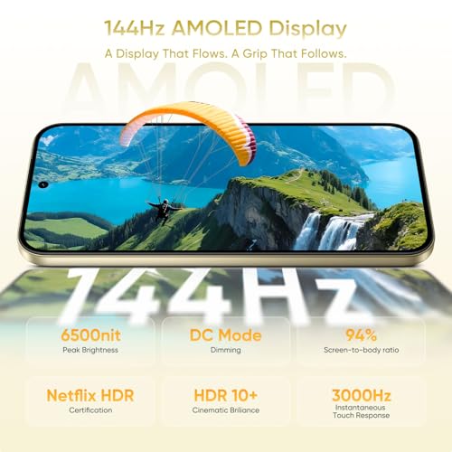 realme 16 Pro 5G Smartphone 8+256GB, Master Gold, MediaTek Dimensity 7300 Max, 6.78 Inches 144 Hz AMOLED, 200MP OIS Rear Camera, 50MP Front Selfie, 6500mAh Battery, 80W Ultra Charge, NFC,eSIM, IP69
