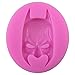 Set of three (3) 3D Silicone Molds in Superman Logo, Spiderman Face and Batman Face For Sugarcraft, Fondant, Chocolate, Gum Paste, Marzipan or Craft Clays For Cake or Cupcake Decorating