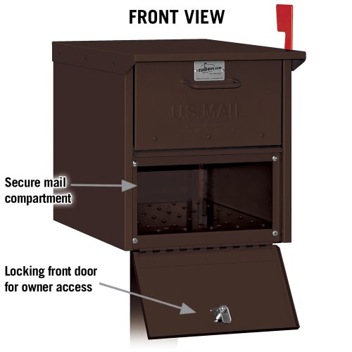 Salsbury Industries 4325D-BRZ, Bronze Designer Roadside Mailbox