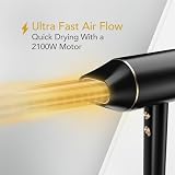 Wahl Ionic Flow Hair Dryer 2100W Lightweight Frizz Control Cold Shot Diffuser view 3