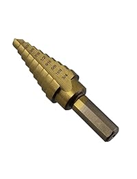 Brocas de metal ABN Step Bit Brocas de metal Brocas de metal para acero - SAE Titanium Step Broca de acero de alta velocidad HSS Cono Broca