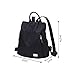 Laifu Nylon Backpack Women Anti-theft Daypack Girls Casual Travel Backpack, Black