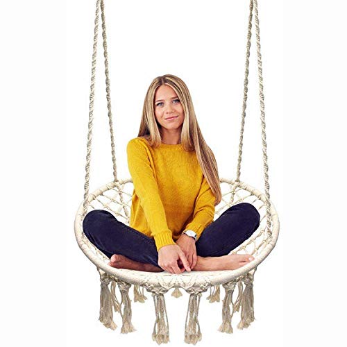 Home+Swing Chair Schaukel Runde Hängematten-Schwingen-Hängender Stuhl-Innenmöbel-Hängestuhl Im Freien Für Garten… – Bild 3