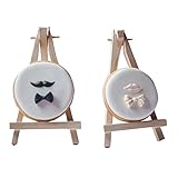 SK 12pcs Mini Wooden Easels Display Stand Photo