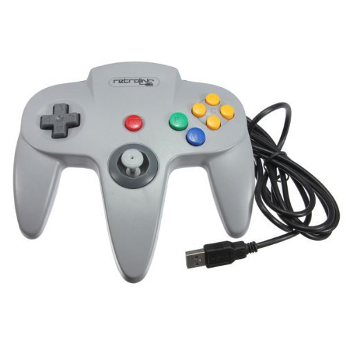 image for omyBigDeal Retrolink N64 Style Classic Controller For PC & MAC USB Gra