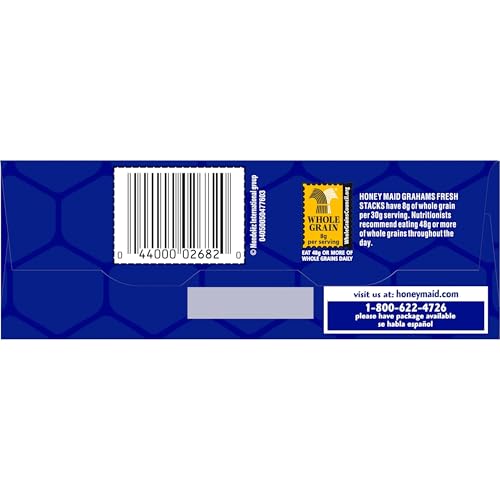 HONEY MAID FRESH STACKS GRAHAM CRACKERS, 12.2 OZ (6 STACKS)