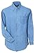 Tri-Mountain Heavyweight Denim Long Sleeve Shirt Light Indigo XL