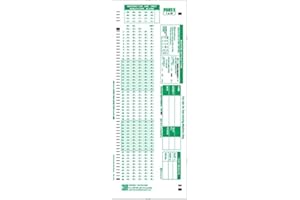 PRECISION DATA PRODUCTS PDP 881, 881 E Compatible Testing Forms 1 Sheet w/2 Test (500/pkg)