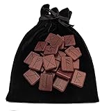 Wooden Runes Set Purpleheart with Carved Elder