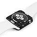 ArmorSuit Black Carbon Fiber Skin Back Protector Film + HD Clear Screen Protector for Apple Watch 42mm (Series 1) - HD Clear