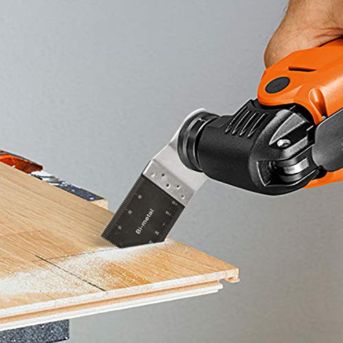 Werkzeug Oscillating Saw Blades, Universal blades Multi Tool Quick Release Saw Blades Kit for Metal, Wood and Plastic Cutting Oscillating Tool Fit Dewalt, Porter Cable, Ryobi, Fein Multi, 23 Pieces - Thumbnail 6