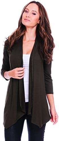 Simply Ravishing SR Women's Basic Various Style Sleeve Open Cardigan (Size: Small-5X)