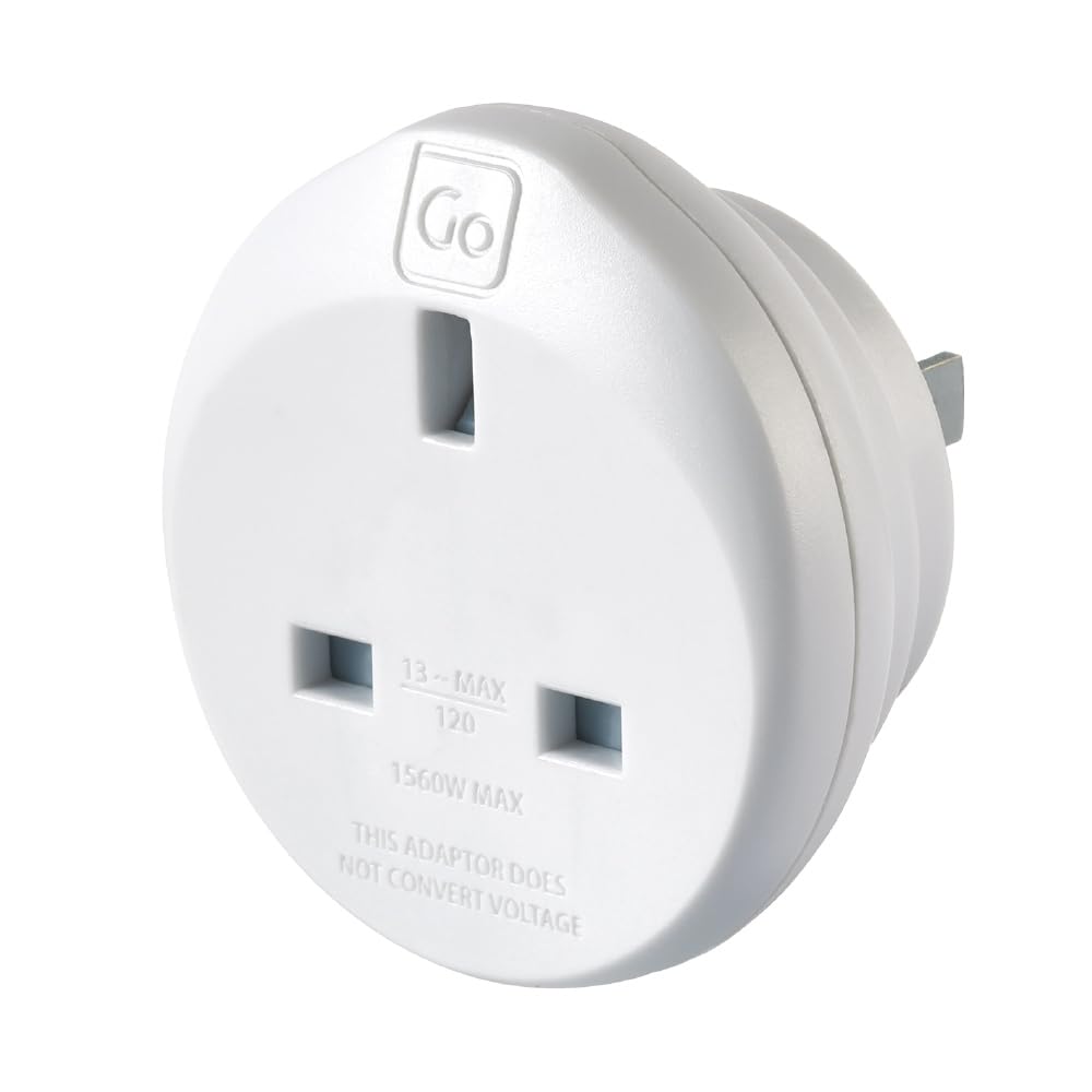 Go Travel UK-USA United States Earthed Compact Adaptor (Adapter Ref 526)