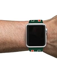 Miami Hurricanes   Correa de silicona para Apple Watch, 42 mm