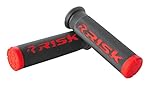 Risk Racing 00289 Red Ergo Wave ATV/Mtb Grip 2.0 with Fusion Grip Tech,1 Pack
