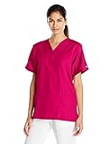 Cherokee Women's V-Neck Scrub Top, Azalea, Large