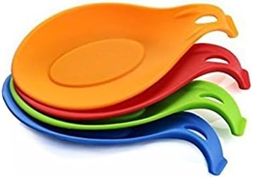 Small Silicone Spoon Rest Holder ,Set Of 4 by Rekukos